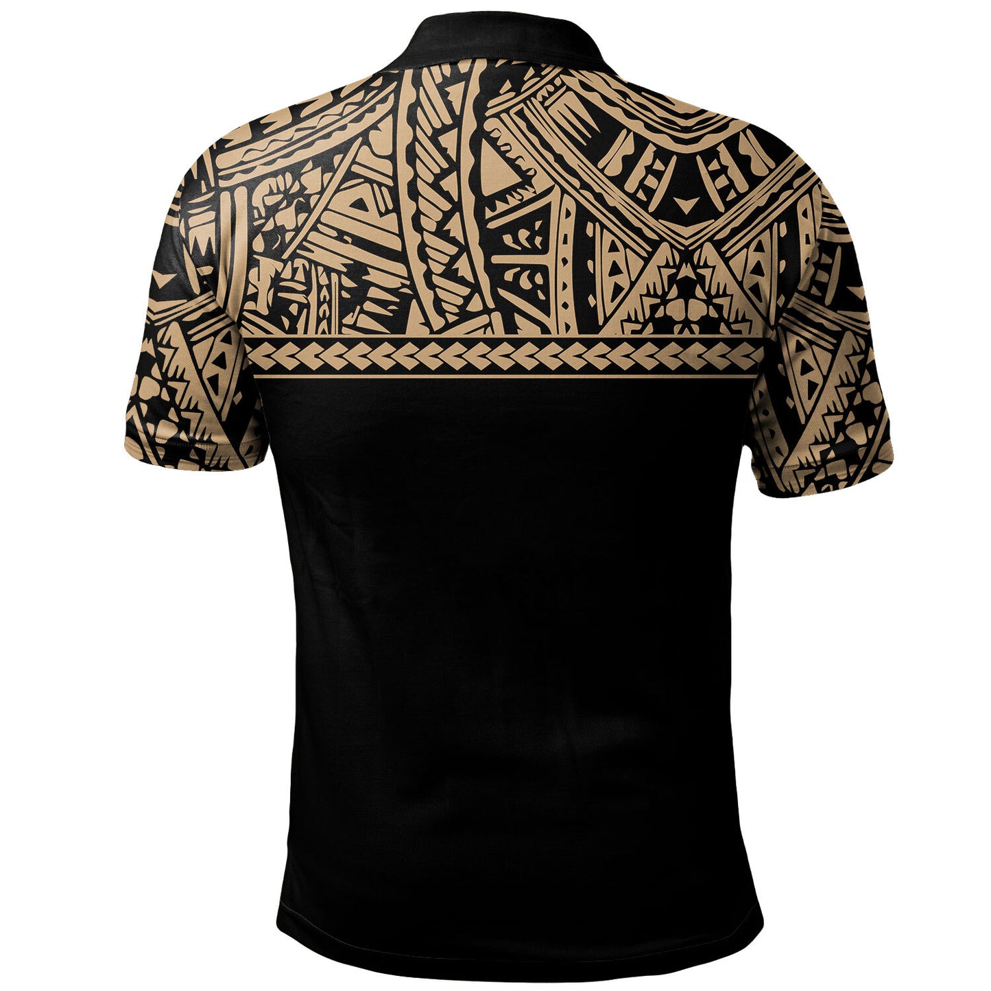 Samoa Polo Shirt Custom Army National Guard Tribal Pattern
