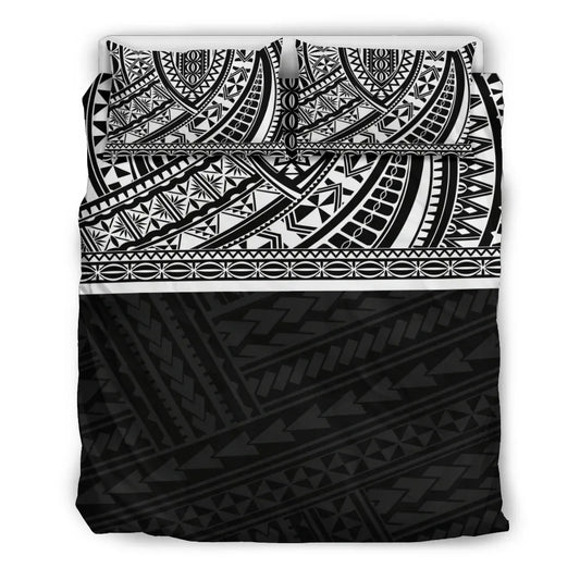 Poly Duvet Cover Set - Polynesian Black Style