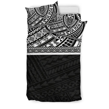 Poly Duvet Cover Set - Polynesian Black Style