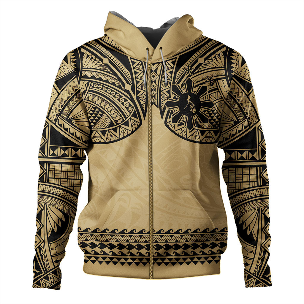 Philippines Filipinos Hoodie Polynesian Tribal Filipinos Tattoo Sun Star