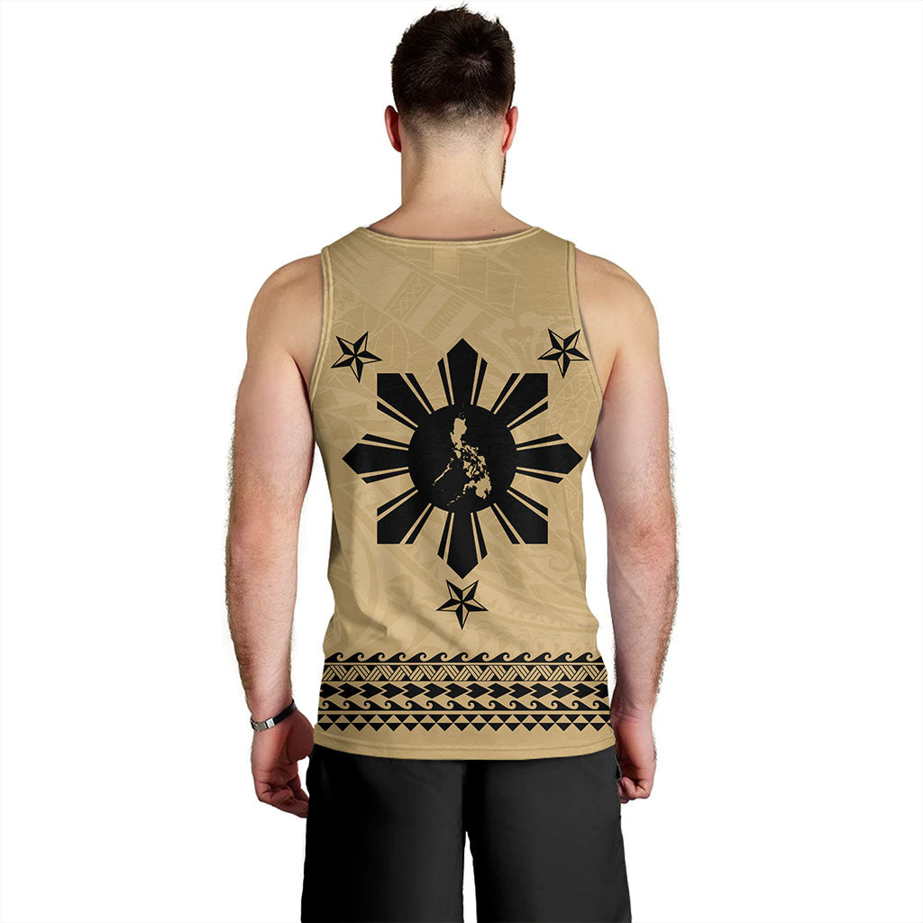 Philippines Filipinos Tank Top Polynesian Tribal Filipinos Tattoo Sun Star