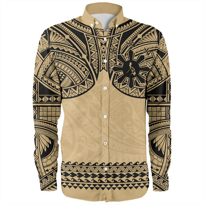 Philippines Filipinos Long Sleeve Shirt Polynesian Tribal Filipinos Tattoo Sun Star