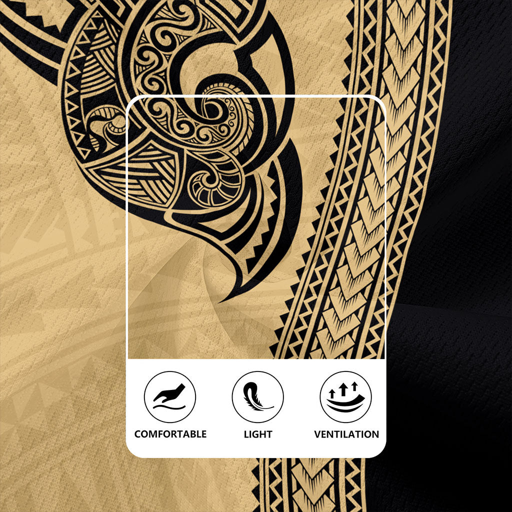 Hawaii Rugby Jersey Polynesia Tribal Tattoo