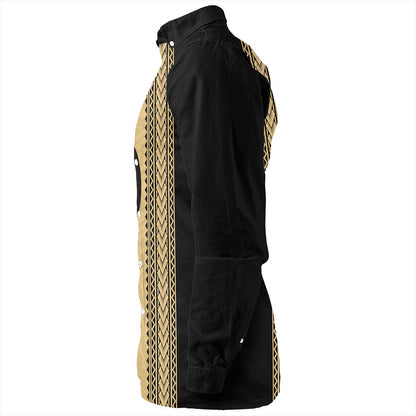 Hawaii Long Sleeve Shirt Polynesia Tribal Tattoo