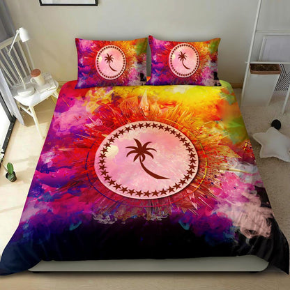 Polynesian Bedding Set Chuuk Duvet Cover Set Bright Style