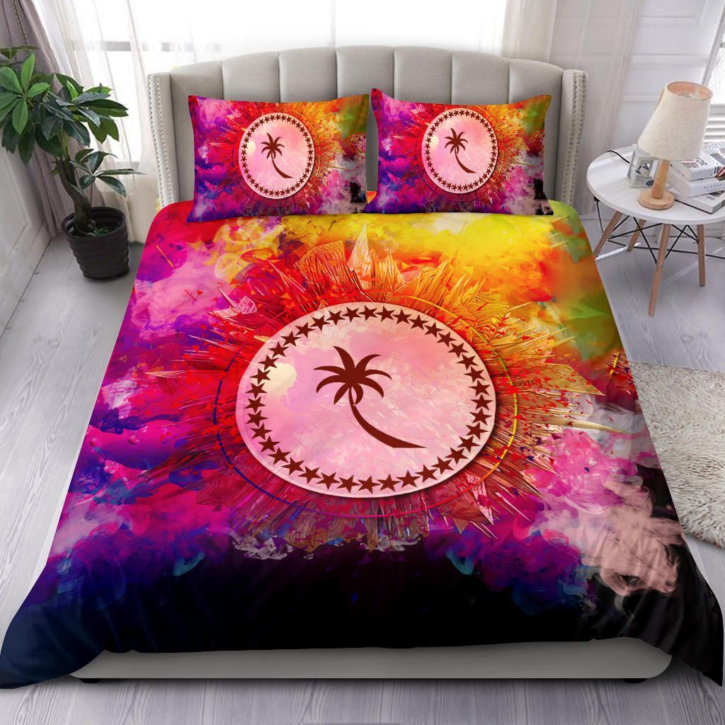 Polynesian Bedding Set Chuuk Duvet Cover Set Bright Style