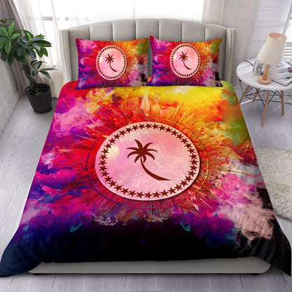 Polynesian Bedding Set Chuuk Duvet Cover Set Bright Style