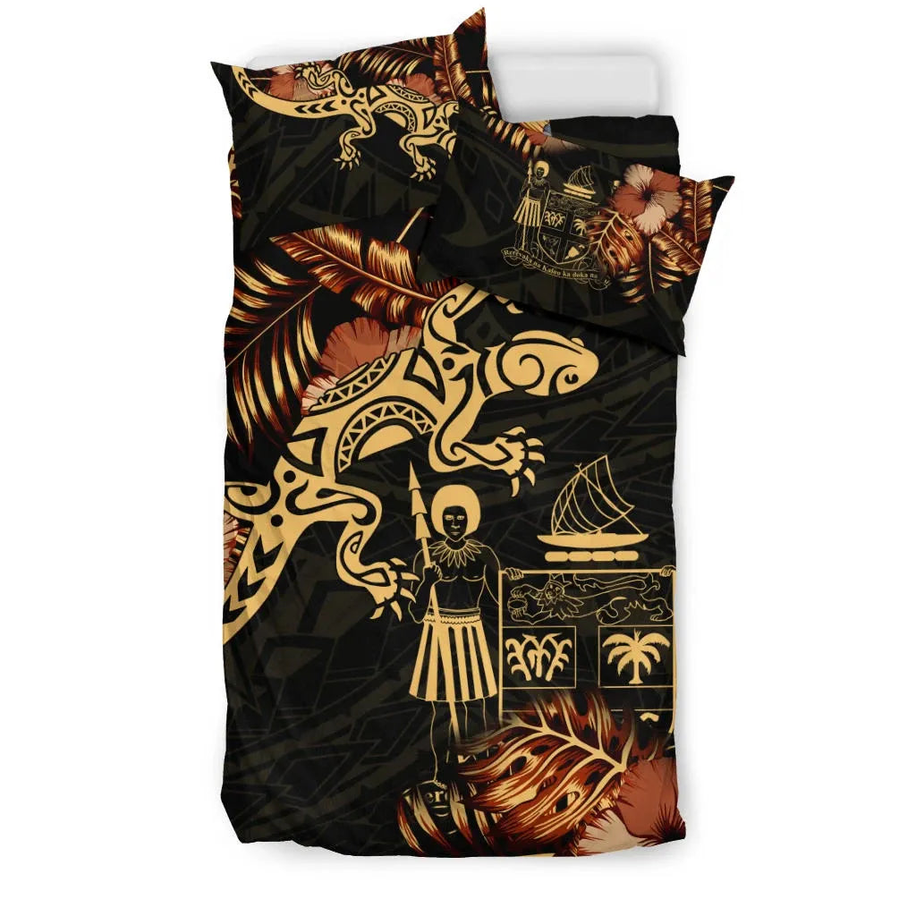 Polynesian Duvet Cover Set - Fiji Duvet Cover Set Lizrad Lucky