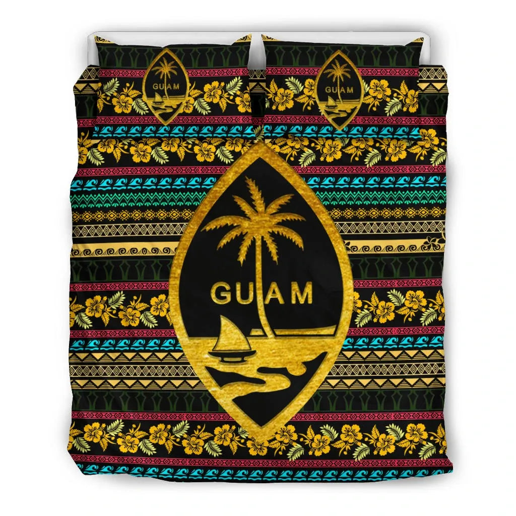 Polynesian Bedding Set Guam Pattern Duvet Cover Set