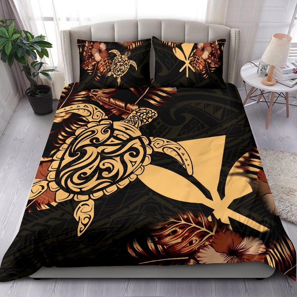 Polynesian Duvet Cover Set - Hawaii Duvet Cover Set Set Turtle Lucky