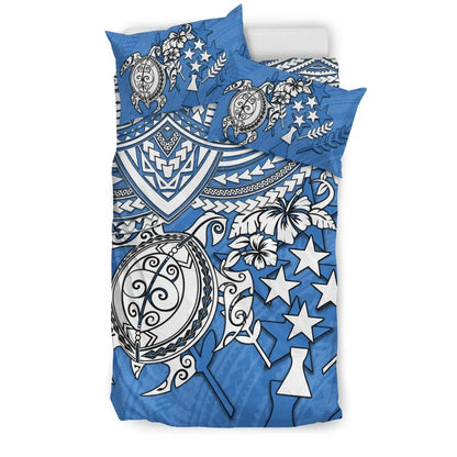 Polynesian Bedding Set - Kosrae Duvet Cover - Polynesian Turtle
