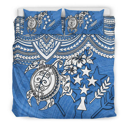 Polynesian Bedding Set - Kosrae Duvet Cover - Polynesian Turtle
