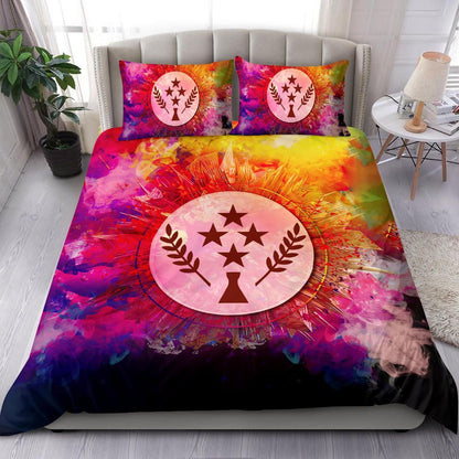 Polynesian Bedding Set Kosrae Duvet Cover Set Bright Style