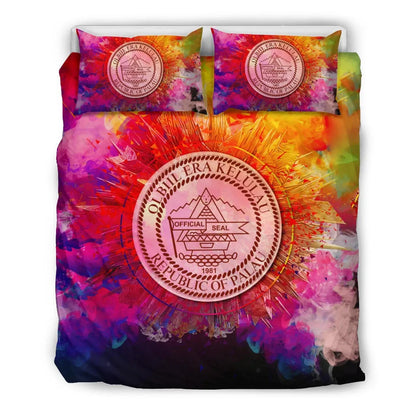 Polynesian Bedding Set Palau Duvet Cover Set Bright Style