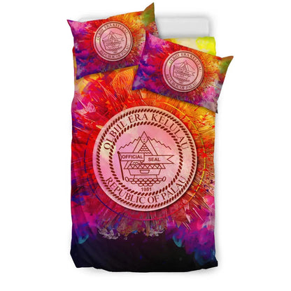 Polynesian Bedding Set Palau Duvet Cover Set Bright Style