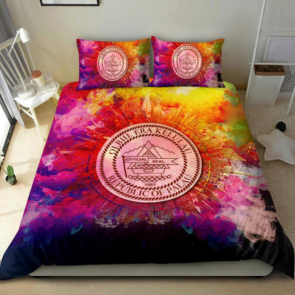 Polynesian Bedding Set Palau Duvet Cover Set Bright Style