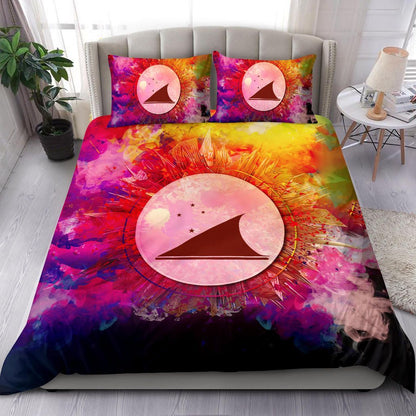 Polynesian Bedding Set Tokelau Duvet Cover Set Bright Style