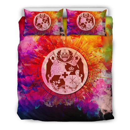 Polynesian Bedding Set Tonga Duvet Cover Set Bright Style