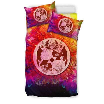 Polynesian Bedding Set Tonga Duvet Cover Set Bright Style