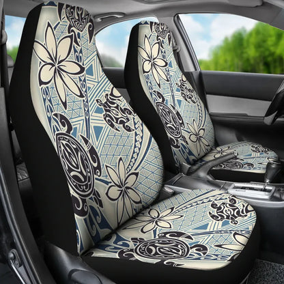 Polynesian Car Seat Cover - Polynesian Tattoo 40