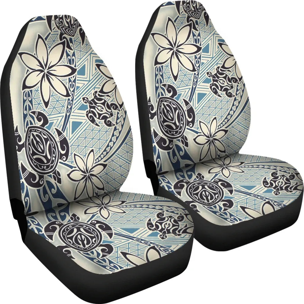 Polynesian Car Seat Cover - Polynesian Tattoo 40