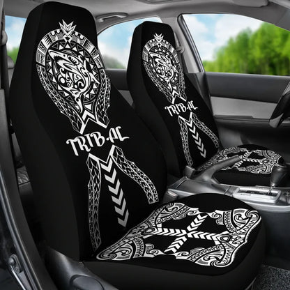 Polynesian Car Seat Covers - Polynesian Shark Tattoo Tribal