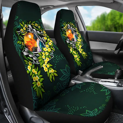 Polynesian Car Seat Covers - Ti Leaf Lei Turtle