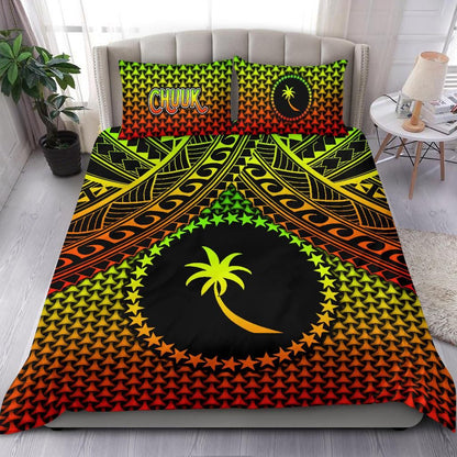 Polynesian Chuuk Bedding Set - Reggae Vintage Polynesian Patterns