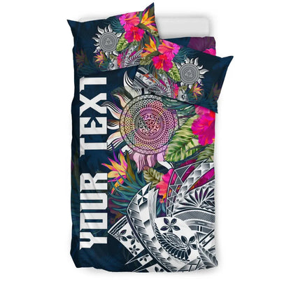 Polynesian Custom Personalised Bedding Set - Summer Vibes