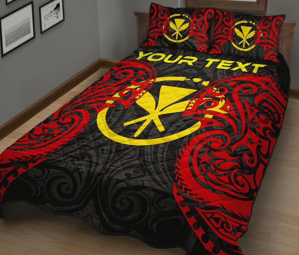 Polynesian Custom Personalised Hawaii Quilt Bed Set - Hawaiian Spirit