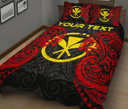 Polynesian Custom Personalised Hawaii Quilt Bed Set - Hawaiian Spirit