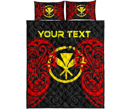 Polynesian Custom Personalised Hawaii Quilt Bed Set - Hawaiian Spirit
