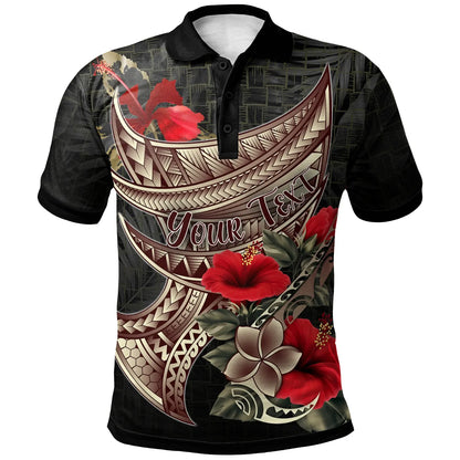 Polynesian Custom Personalised Polo Shirt - Polynesian Tribal Vintage Style