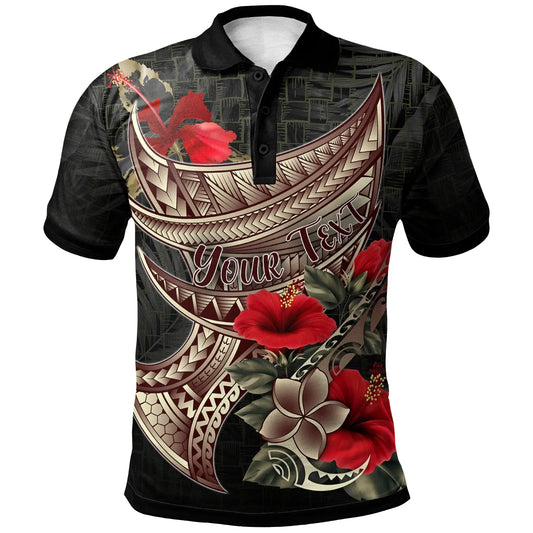 Polynesian Custom Personalised Polo Shirt - Polynesian Tribal Vintage Style