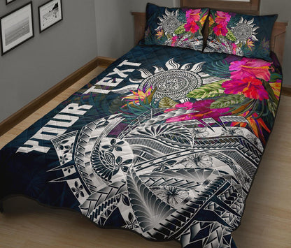 Polynesian Custom Personalised Quilt Bed Set - Summer Vibes