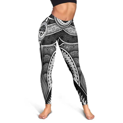 Polynesian Federated States of Micronesia Legging - Poly Pattern With COA Federated States of Micronesia