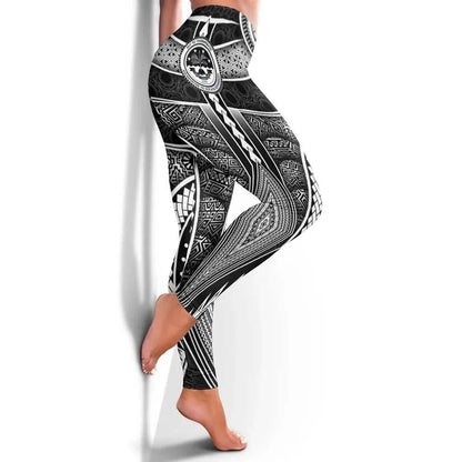 Polynesian Federated States of Micronesia Legging - Poly Pattern With COA Federated States of Micronesia