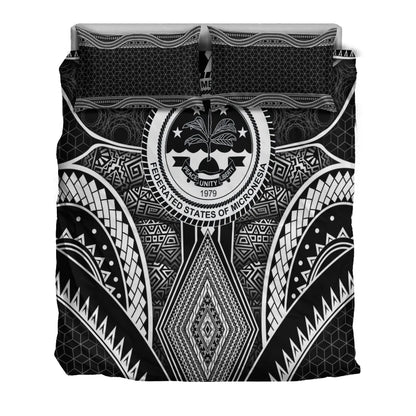 Polynesian FSM Bedding Set - Poly Pattern With Coa Federated States Of Micronesia