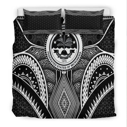 Polynesian FSM Bedding Set - Poly Pattern With Coa Federated States Of Micronesia