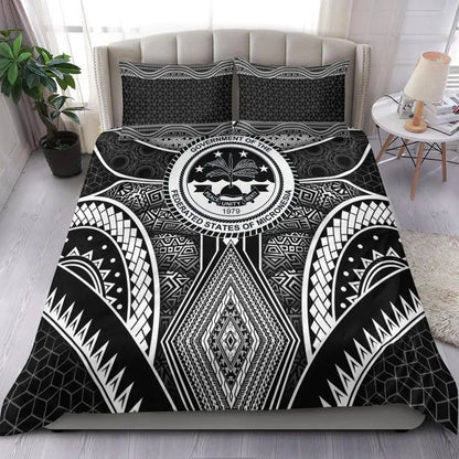 Polynesian FSM Bedding Set - Poly Pattern With Coa Federated States Of Micronesia