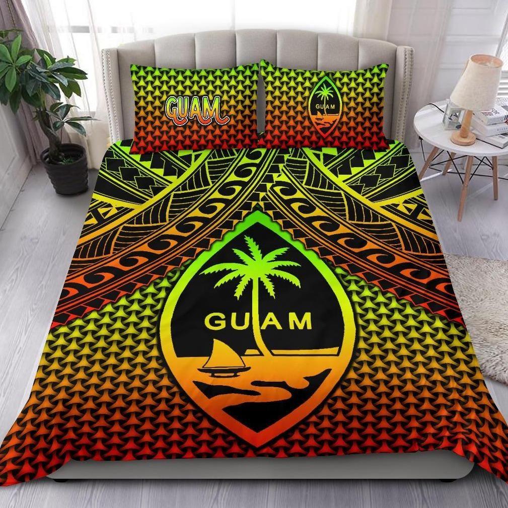 Polynesian Guam Bedding Set - Reggae Vintage Polynesian Patterns
