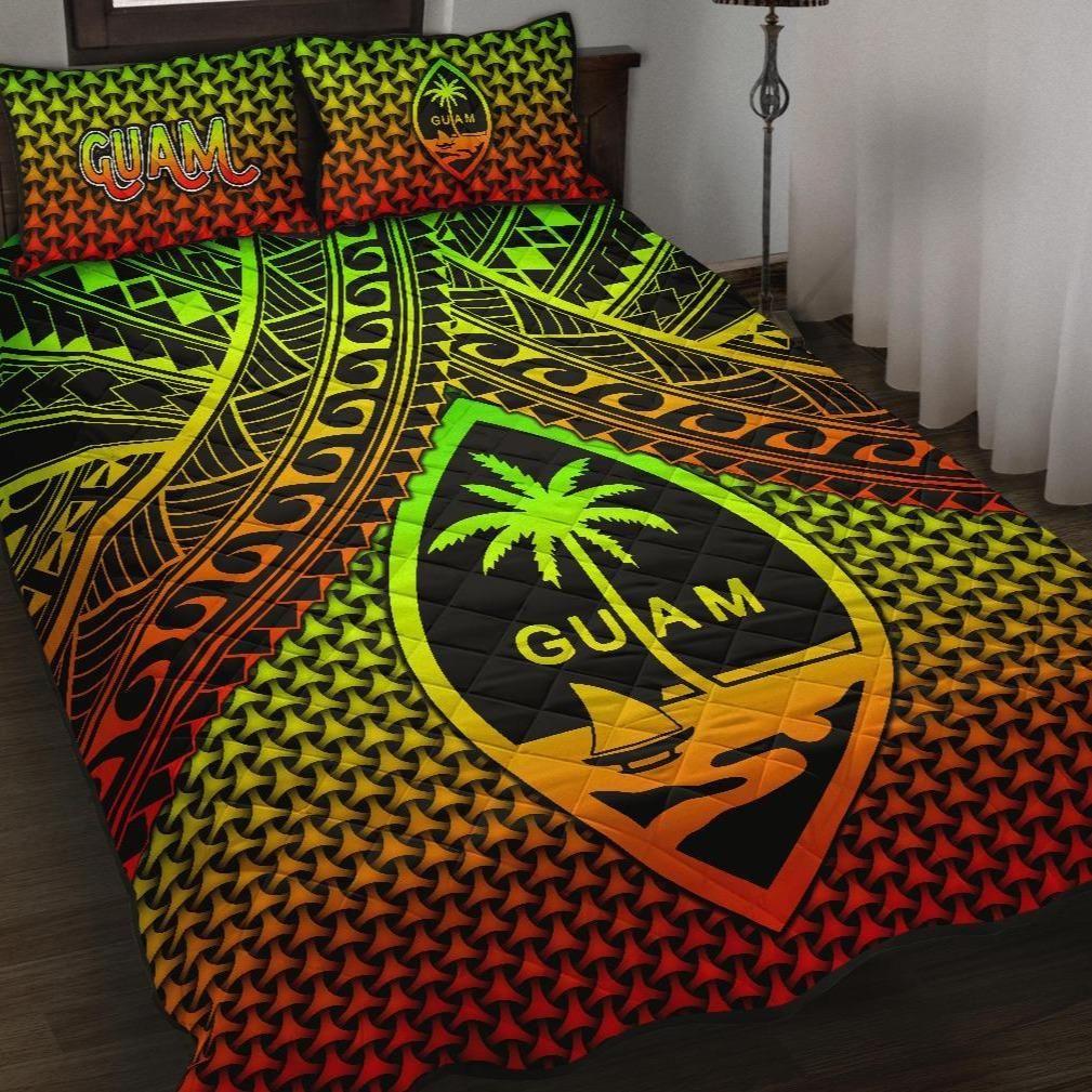 Polynesian Guam Quilt Bed Set - Reggae Vintage Polynesian Patterns