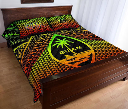 Polynesian Guam Quilt Bed Set - Reggae Vintage Polynesian Patterns