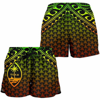 Polynesian Guam Women Shorts - Reggae Vintage Polynesian Patterns