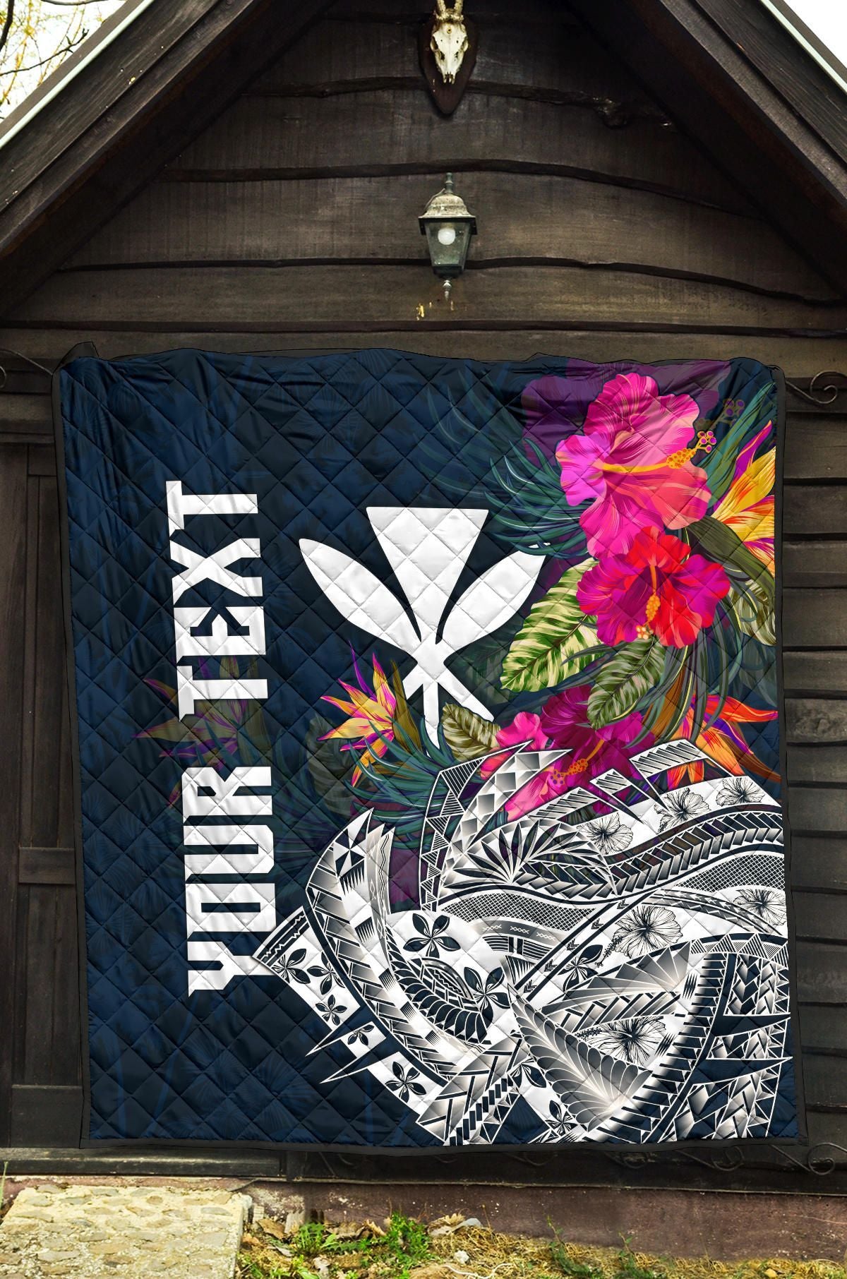 Polynesian Hawaii Custom Personalised Premium Quilt - Summer Vibes