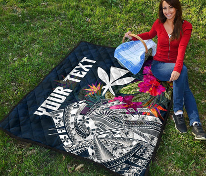 Polynesian Hawaii Custom Personalised Premium Quilt - Summer Vibes