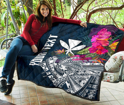 Polynesian Hawaii Custom Personalised Premium Quilt - Summer Vibes