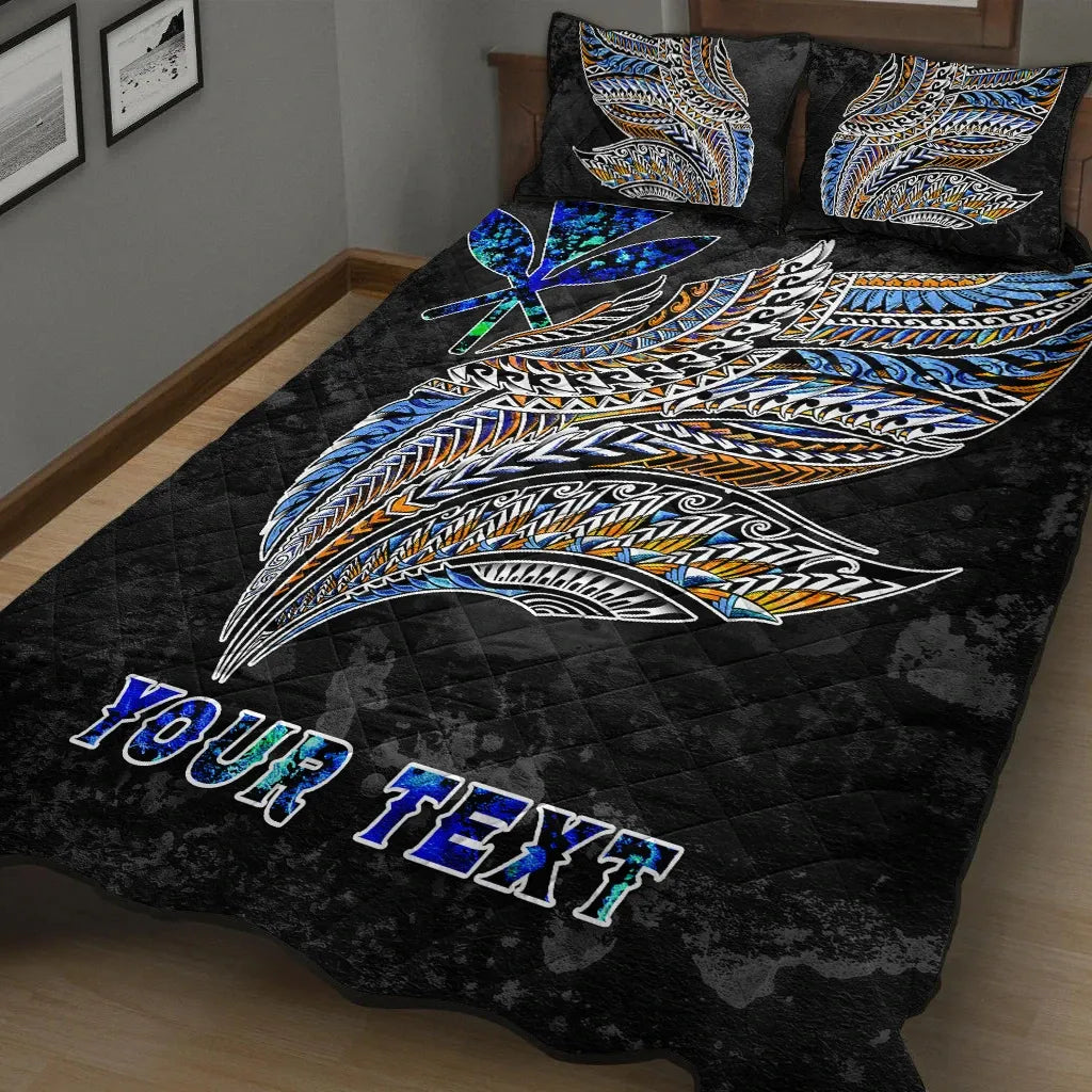 Polynesian Hawaii Custom Personalised Quilt Bed Set - Polynesian Wings