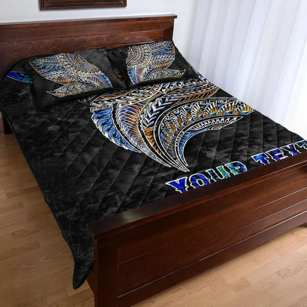 Polynesian Hawaii Custom Personalised Quilt Bed Set - Polynesian Wings