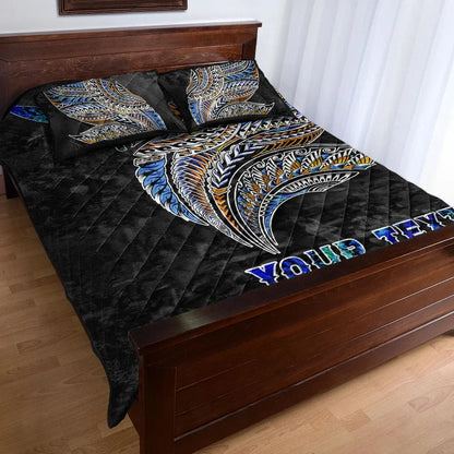 Polynesian Hawaii Custom Personalised Quilt Bed Set - Polynesian Wings
